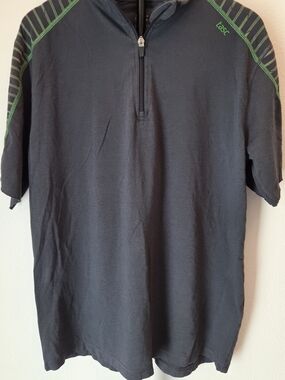 Tasc Performance Bamboo Short-Sleeve Quarter-Zip Shirt – Charcoal (Medium)